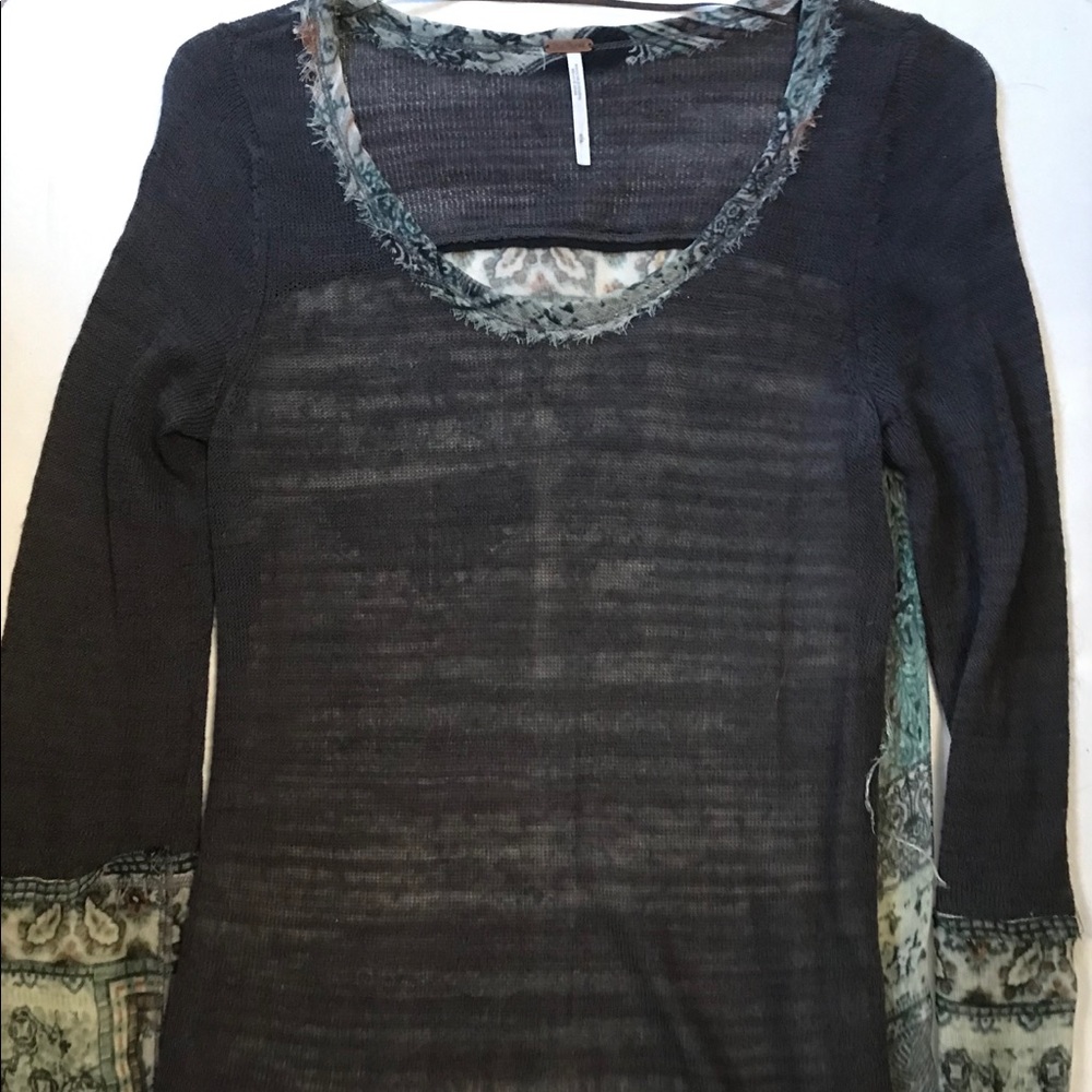 Free People embellished Long-sleeve
